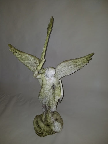 St. Michael W/Sword Fire 38 Outdoor/Indoor Statue