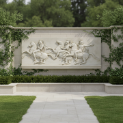 Horse Garden Statue (24 - Inch) Side Angle
