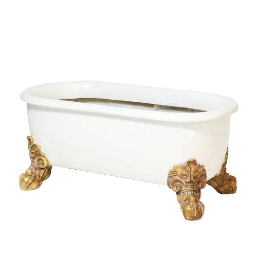 Antique Bathtub Planter Outdoor/Indoor Statue