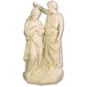 Jesus Baptism by John Religious Statue (21 - Inch)