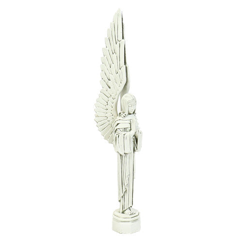 Praying Angel with Large Wings  Outdoor Statue (27-Inch)