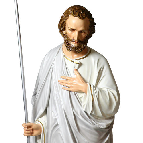 ST THOMAS W / SPEAR  5' Outdoor/Indoor Statue