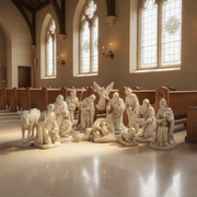 Nativity Scene Statue (24 - Inch) Side Angle
