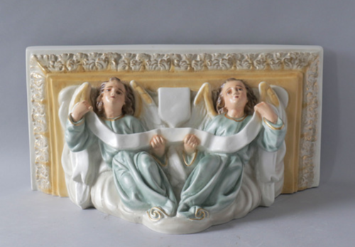 Angel Shelf 10 Sm Crucifxion Outdoor/Indoor Statue