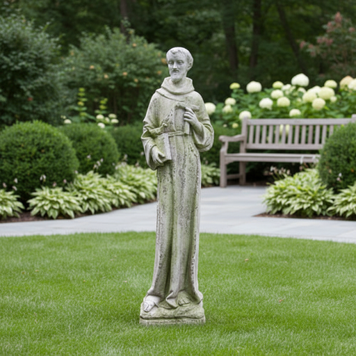 Saint Francisstatue (43 - Inch) Side Angle