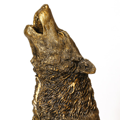 Wolf Howling Outdoor/Indoor Statue