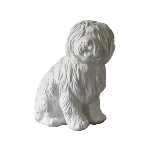 Old English Sheep Dog Garden Statue (17 - Inch)
