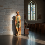 Shepherd Boy Religious Statue (55 - Inch) Side Angle
