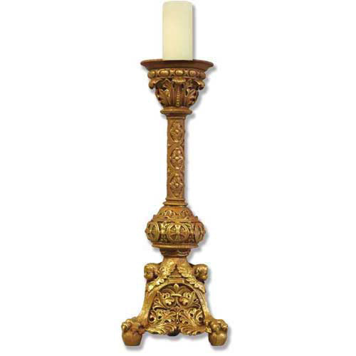 Victorian Candleholder Religious Statue (24-Inch)