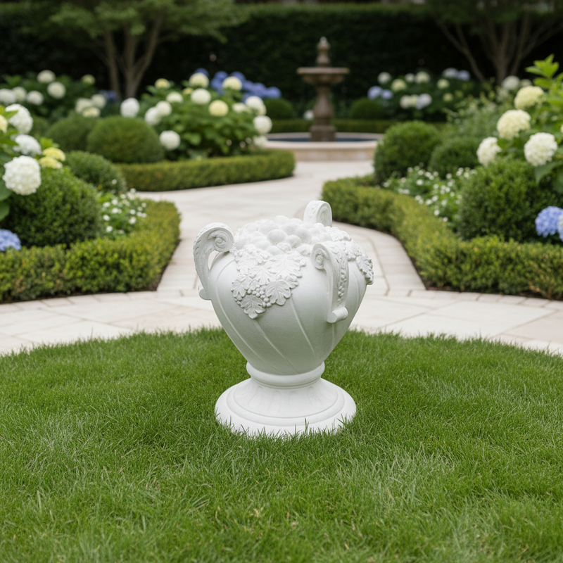 Caterina Outdoor Statue (28.5 - Inch) Side Angle