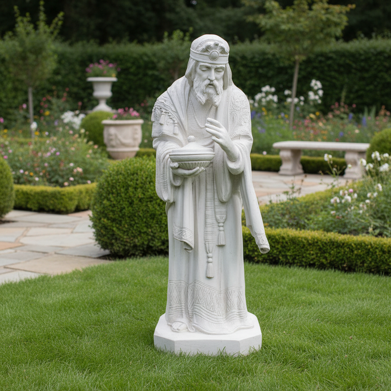 Saint Balthazar Wiseman Religious Statue (51 - Inch) Side View