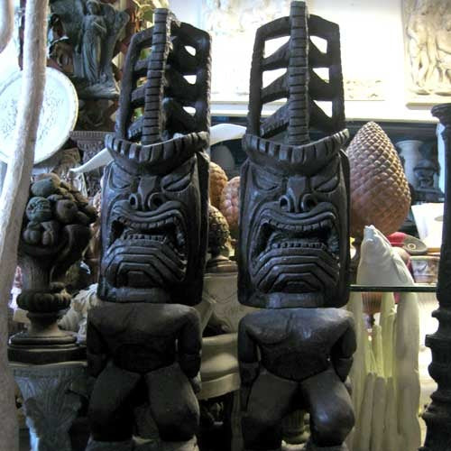 Tiki God Ft Statue (60 - Inch) Side View