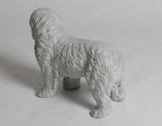 Sheep Dog Garden Statue (14 - Inch) Side View