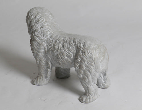 Sheep Dog Garden Statue (14 - Inch) Side View