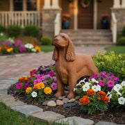 Springer Spaniel Dog Garden Statue (15 - Inch) Side Angle