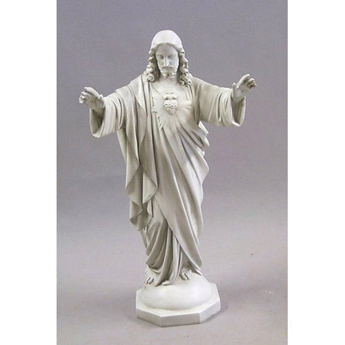 Sacred Heart Blessing Arms 37" Outdoor/Indoor Statue