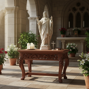 Jesus Christ Blessing Statue (26 - Inch) Side Angle