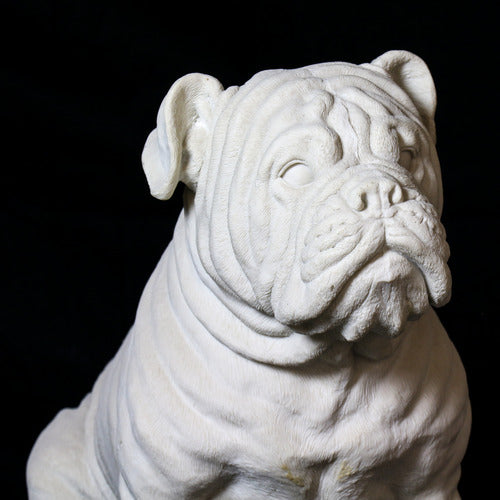 Bulldog Dog Garden Statue (18-Inch)