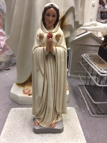 Maria Rosa Mystica 19 X 7 X 4 Outdoor/Indoor Statue