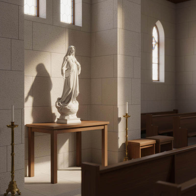 Immaculate Heart of Mary Religious Statue (39-Inch)