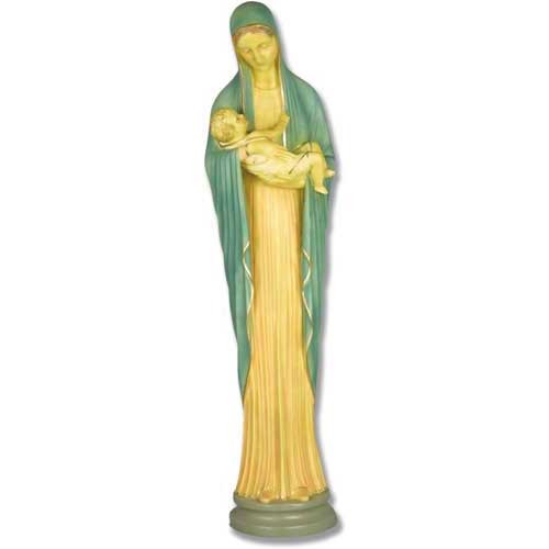 Mother Mary & Child 35in Outdoor/Indoor Statue