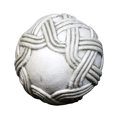 Stone Rope Sphere 4 Outdoor/Indoor Statue