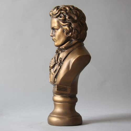 Beethoven Bust Display Decor (12-Inch)