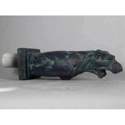 Le Tiger Gothic Outdoor Statue (24-Inch)