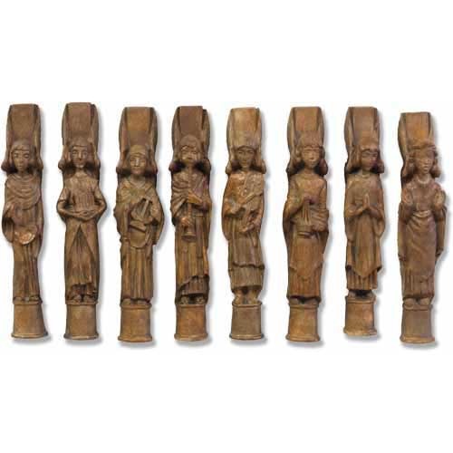 Church Angels Set Of 8 Outdoor/Indoor Statue