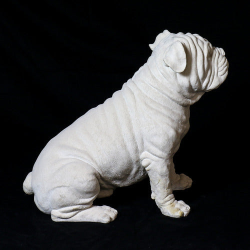 Bulldog Dog Garden Statue (18-Inch)