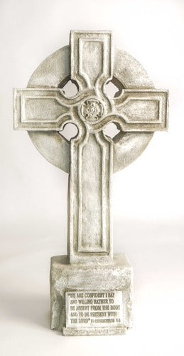 Saint John Cross On Stand 32 Outdoor/Indoor Statue