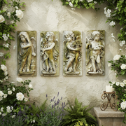 Little Boy Season Plaques Set (0.0 - Inch) Side Angle