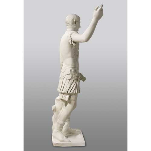 Caesar Augustus Statue (83 - Inch) Side Angle View