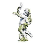 Dancing Cherub with Torch Garden Outdoor Statue (43 - Inch)