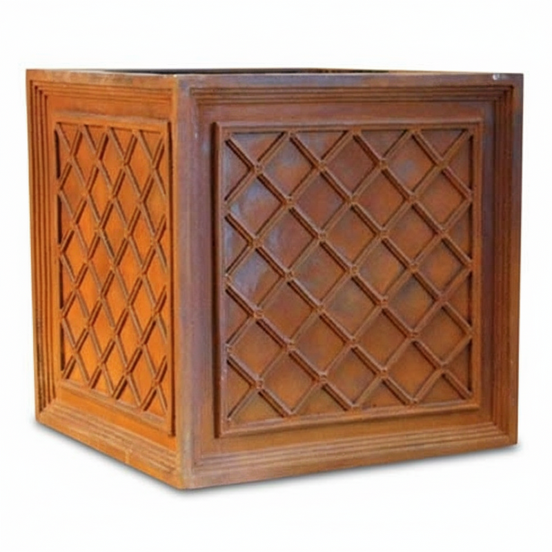Lattice Box 25"" H Outdoor/Indoor Statue
