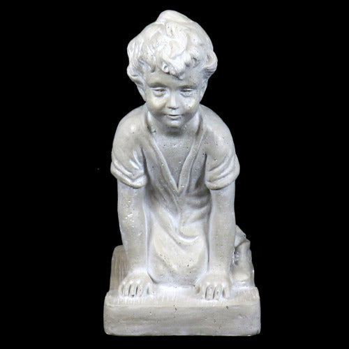 Kneeling Child Large Statue (18 - Inch) Different Angle
