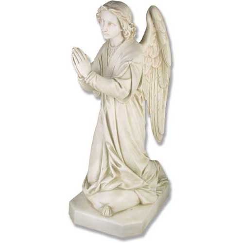 Praying Winged Angel Outdoor Statue (39 - Inch)