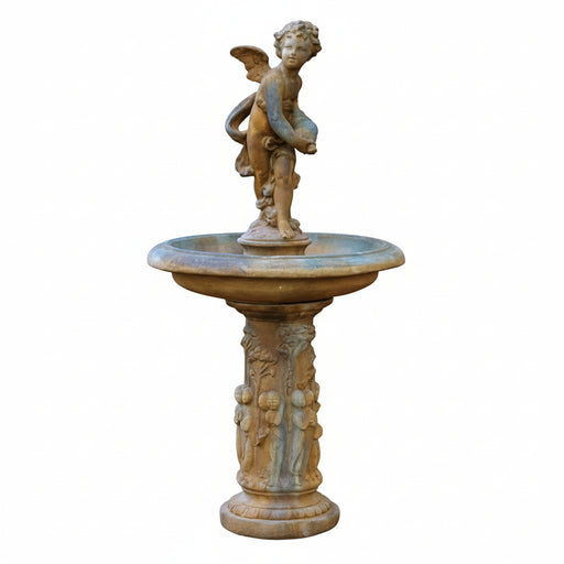 Cupid Birdbath Pieces Statue (51 - Inch)