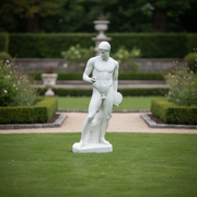 Discobolus Without Fig Discus Statue (71 - Inch) Side Angle