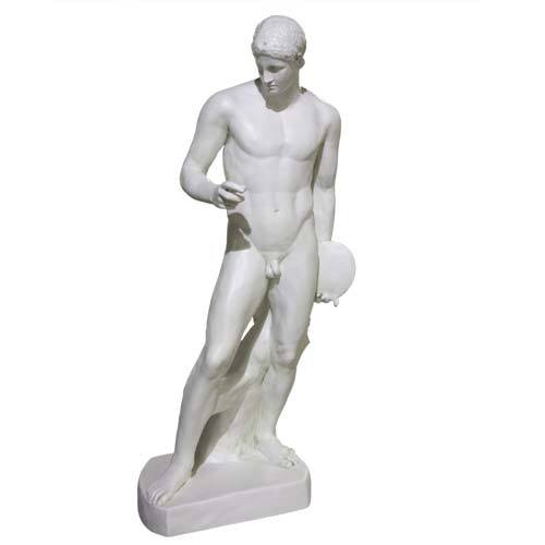 Discobolus Without Fig Discus Statue (71 - Inch)