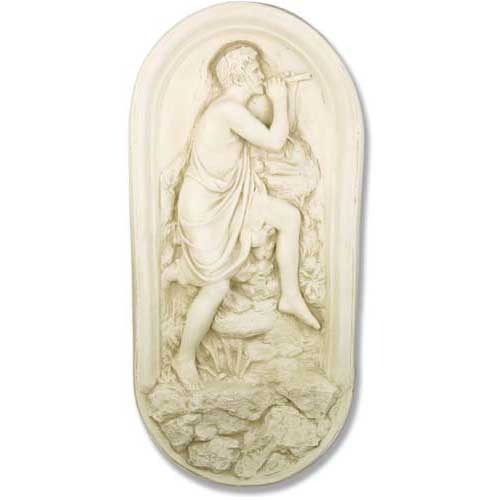 Oval Plaque Man 32 Outdoor/Indoor Statue