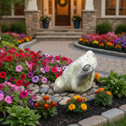 Toad Garden Statue (6 - Inch) Side Angle