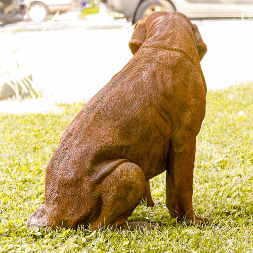St Bernard Dog Statue (24 - Inch) Other Angle
