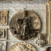 Kwan Yin Wall Plaque (36.0 - Inch) Side Angle