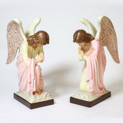 Praying Church Angel Outdoor Statue (28 - Inch) Side Angle View