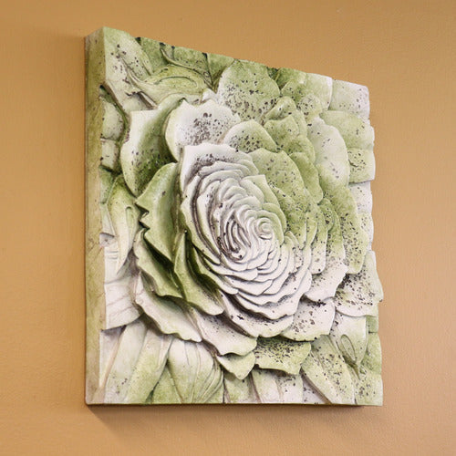 Rose Plaque Outdoor/Indoor Statue