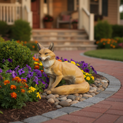Fox Garden Statue (16 - Inch) Side Angle