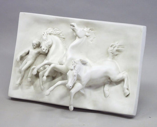 Horses Of Anahita Small 19 Outdoor/Indoor Statue