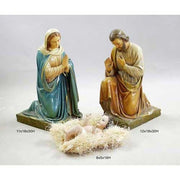 Mary with Infant Jesus Statue (30 - Inch) Side View