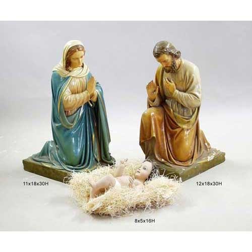 Jesus Mary And Joseph 30 Outdoor/Indoor Statue